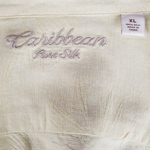 Carribbean Shirts - Caribbean Pure Silk Camp Shirt XXL Carribbean Shirts - Caribbean Pure Silk Camp Shirt XXL